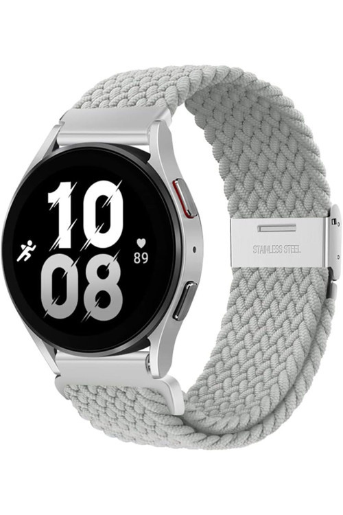 Huawei Watch Gt3 42Mm Uyumlu 20Mm Metal Klips Ayarlanabilir Örgü Kordon