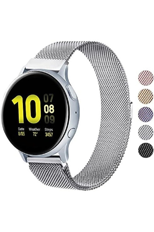 Samsung Galaxy Watch 6 / 4 / 5 / 7 / Fe 40/42/44/46Mm Uyumlu 20Mm A Kalite Hasır Kordon