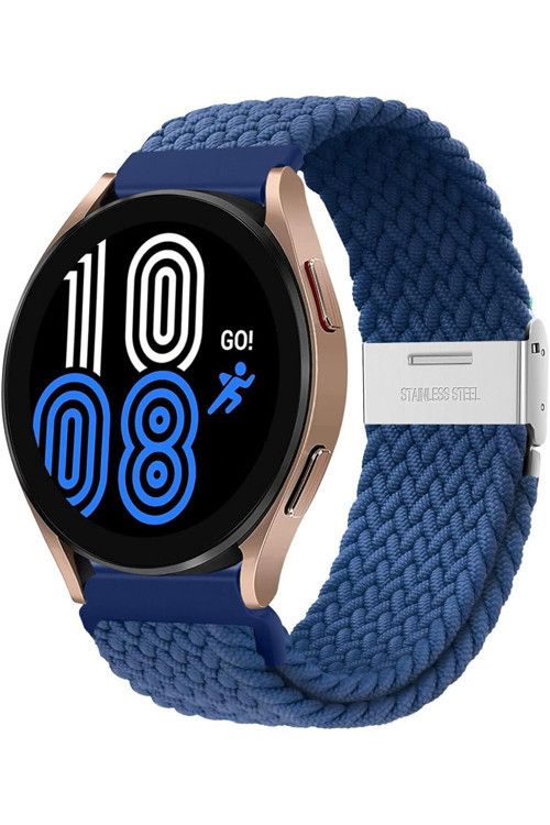 Samsung Galaxy Watch 46Mm /Gt2/Gt2 Pro /Gt3/Gt3 Pro Uyumlu 22Mm Metal Klips Ayarlı Örgü Kordon