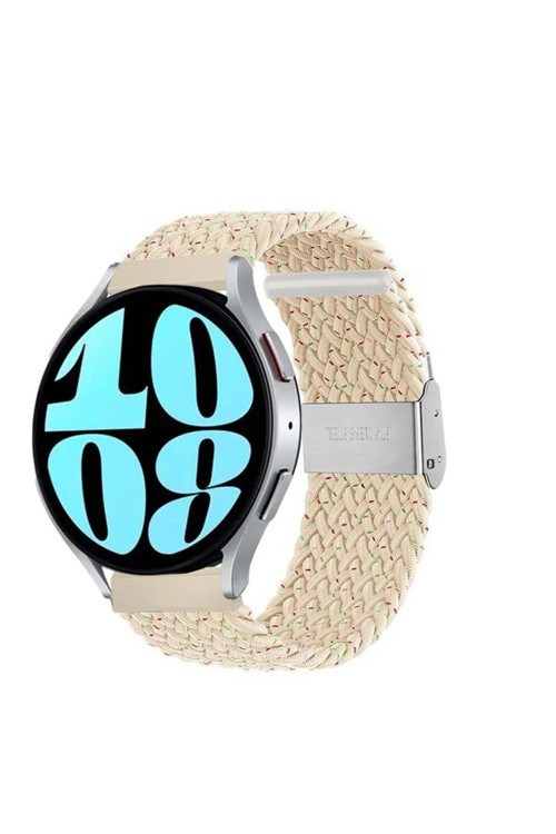 Samsung Galaxy Watch 46Mm /Gt2/Gt2 Pro /Gt3/Gt3 Pro Uyumlu 22Mm Metal Klips Ayarlı Örgü Kordon