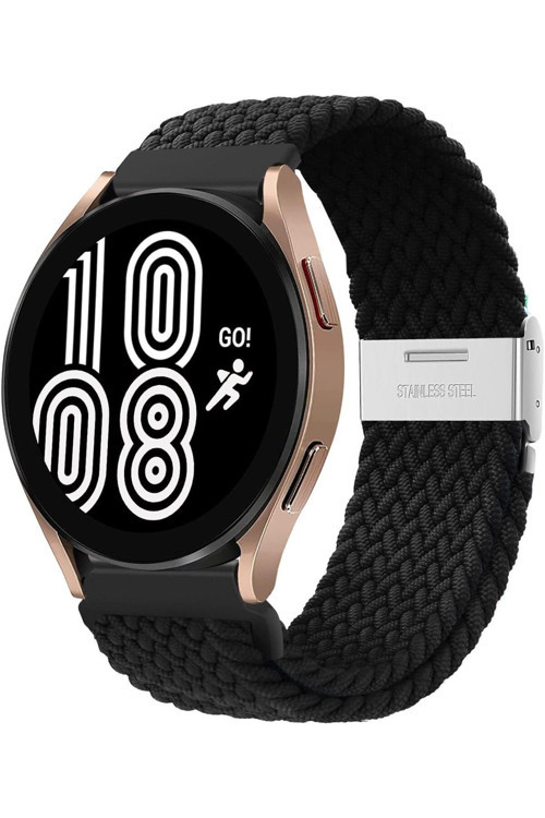 Huawei Watch Gt3 42Mm Uyumlu 20Mm Metal Klips Ayarlanabilir Örgü Kordon
