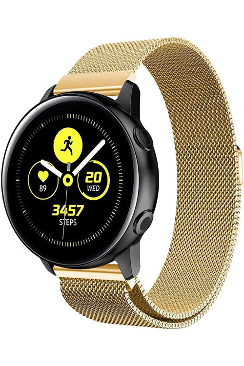 Samsung Galaxy Watch 6 / 4 / 5 / 7 / Fe 40/42/44/46Mm Uyumlu 20Mm Manyetik Hasır Kordon