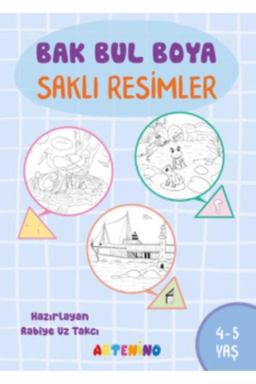 Artenino Bak Bul Boya -Saklı Resimler- 4/5 Yaş
