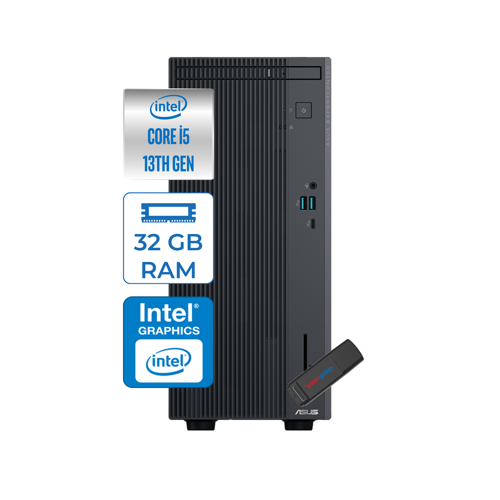 Expertcenter P500MV Intel Core I5-13420H 32GB Ddr5 2tb SSD WIN11PRO Minitower Masaüstübilgisayar WA5136216512B0DW14+ZETTAUSBBELLEK