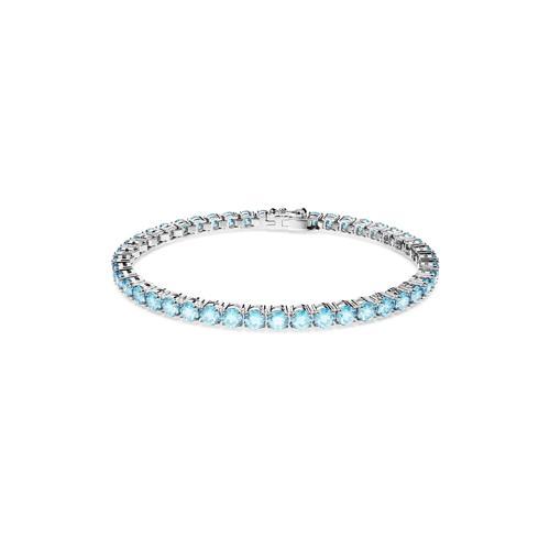 5648929 Swarovski Bilezik Matrix:Bracelet M Aqua/Rhs L