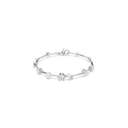 5707511 Swarovski Bilezik Constella:Bracelet Pearl Whı/Rhs M