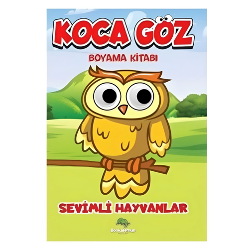 Nessi World Koca Göz Sevimli Hayvanlar Boyama Kitabı