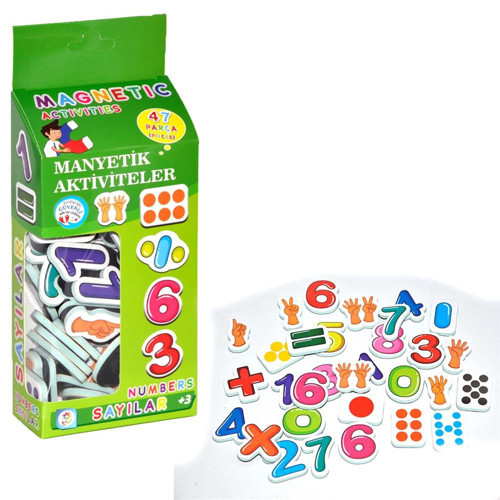 Nessiworld 47 Parça Magnet Rakamlar Manyetik Sayılar