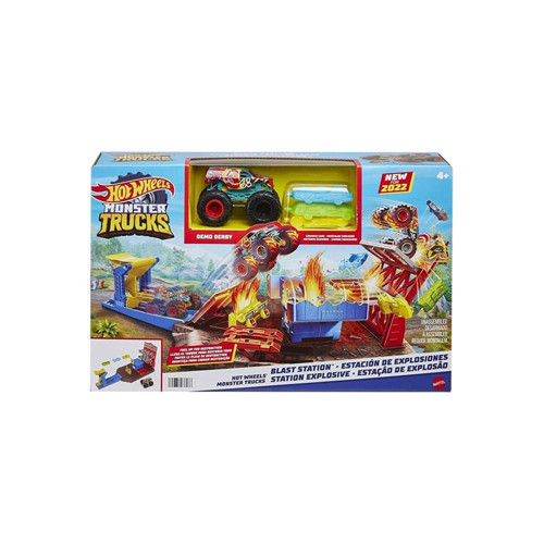 Nessiworld Hot Wheels Monster Trucks Patlama İstasyonu Oyun Seti