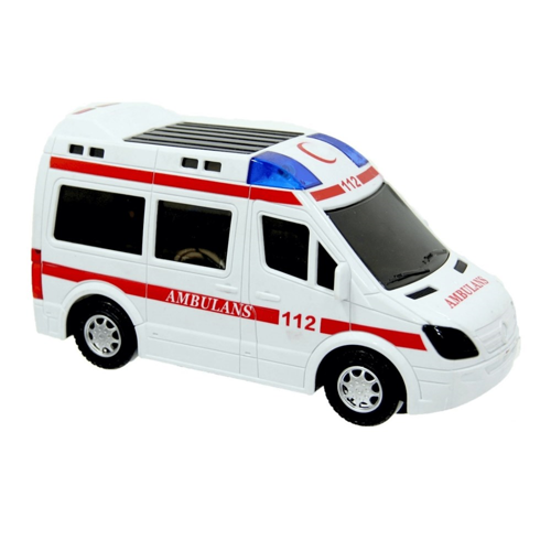 Nessiworld Pilli Sesli ışıklı 112 Ambulans Oyuncak