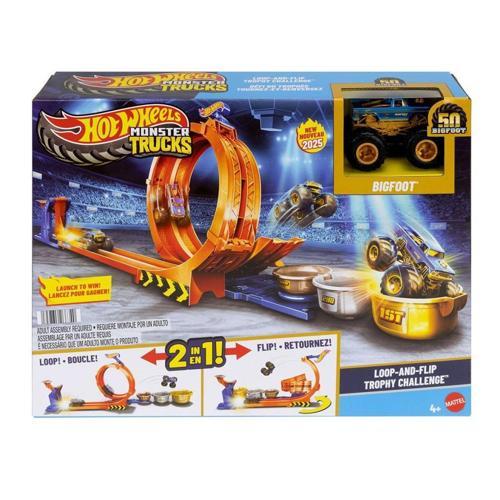 JBX64 Monster Trucks Döngü ve Takla Bigfoot Oyun Parkuru