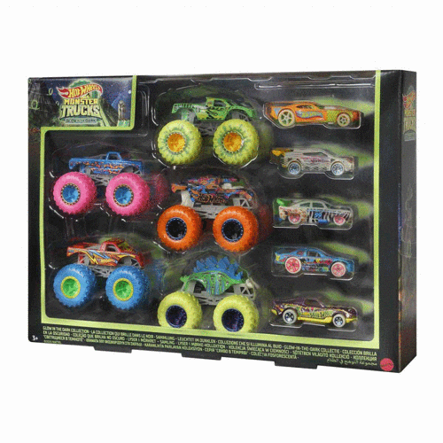 HCB57 Monster Trucks Karanlıkta Parlayan Araçlar, Monster Trucks - Mattel