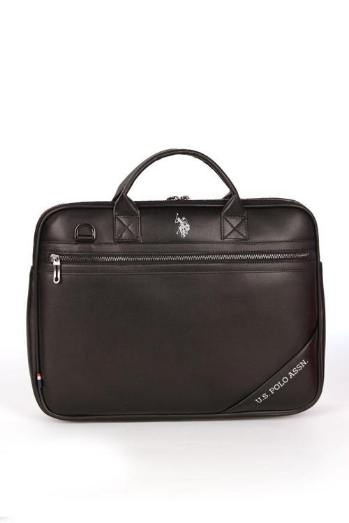 U.s Polo Assn 24586 Vegan Deri Notebook Laptop Evrak Çantası SİYAH