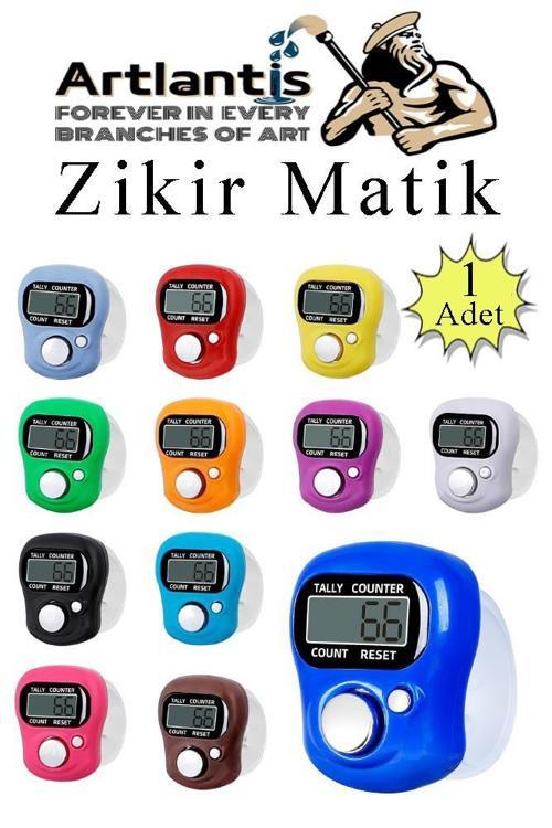 Zikirmatik 1 Adet Hediyelik Dua Tespihat Sayacı Tesbih Pilli Lcd Ekranlı Parmak Yüzük Zikir Matik