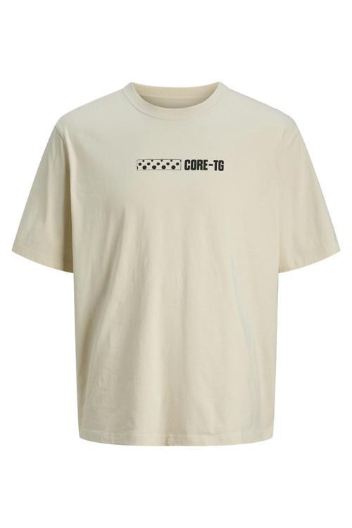 Core Jcoflash Baskılı Bisiklet Yaka Erkek T Shirt 12269989 AÇIK BEJ