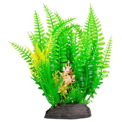 Akvaryum Dekor Plastik Bitki 18cm M-737 Tekli