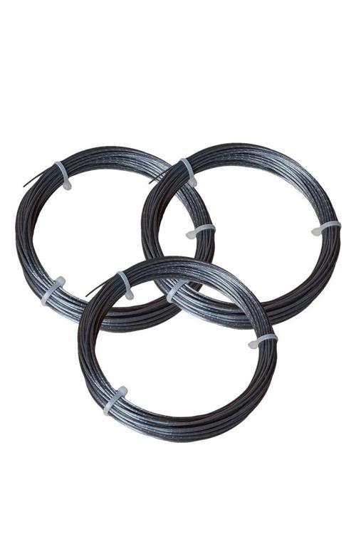 Luxilon 125 Alu Power Rough Kordaj 12 Metre Silver 3 Adet