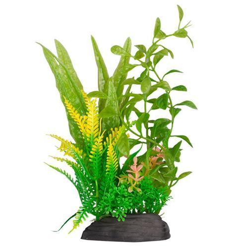 Akvaryum Dekor Plastik Bitki 18cm M-742 Tekli