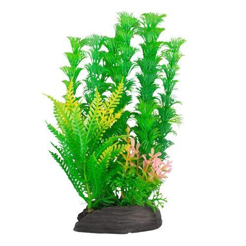 Akvaryum Dekor Plastik Bitki 18cm M-746 Tekli