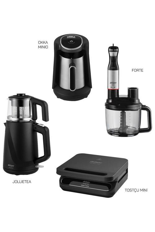 Çeyiz Seti Ar2052 Tost Makinesi - Ar3062 Çay Makinesi - Ok0010 Türk Kahve Makinesi - Ar1157 Blender