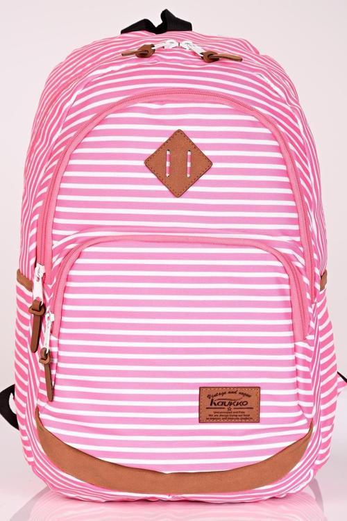 45040 Geniş Hacimli Okul Sırt Çantası Pembe