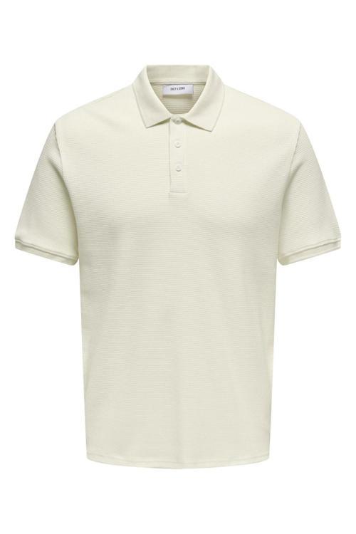 Onsderek % 100 Pamuk Regular Fit Düğmeli Erkek Polo Yaka T Shirt 22032827 KREM