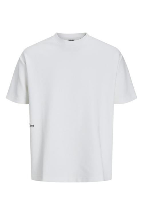 Core Jcokınetic Streç Pamuklu Oversize Fit Sıfır Yaka Erkek T Shirt 12265429 BEYAZ