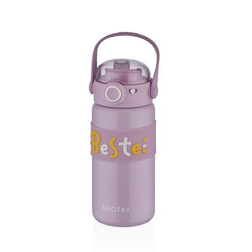 Çelik Matara Çocuk 500Ml Lila