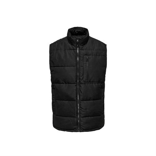 Erkek Yelek Onsjake Quilted Vest Otw 22024229-Black