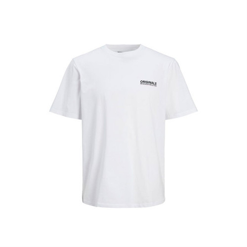 Erkek T-Shirt Jorrecıpe Tee Ss Crew Neck Tg Ln 12254174-Bright White
