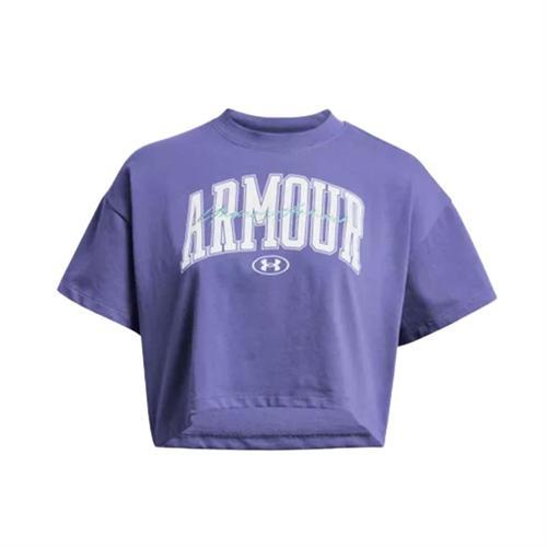 Kadın T-Shirt Ua Hw Scrıpted Wm Crop Ss 1383050-561