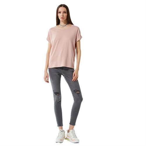 Kadın T-Shirt Onlmoster S/S O-Neck Top Noos Jrs 15106662-Pale Mauve