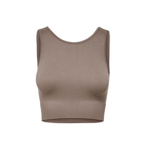 Kadın T-Shirt Onpjaıa Lıfe Un Sl Seam Short Top Noos 15250051-Falcon