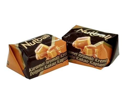 Nutball Karamel Aromalı Fındık Krema Dolgulu Çikolata 1 KG