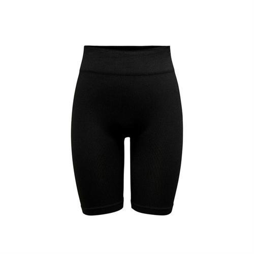 Kadın Şort Onpjaıa Lıfe Hw Seam Long Shorts Noos 15253714-Black