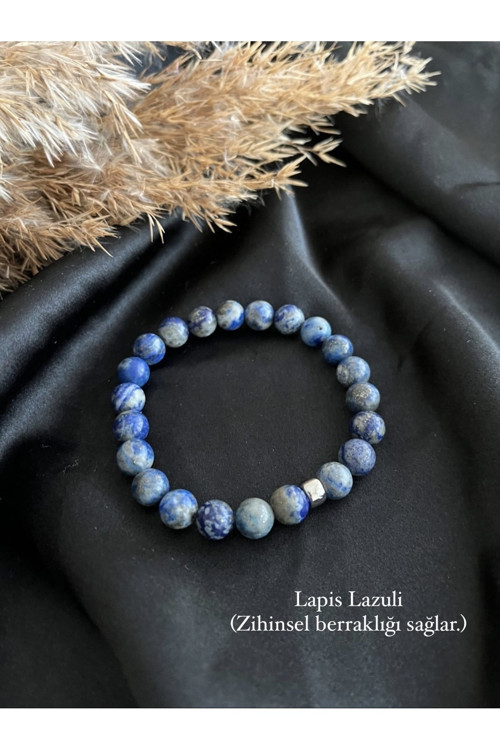 Aa Kalite Lapis Lazuli Doğal Taş Bileklik