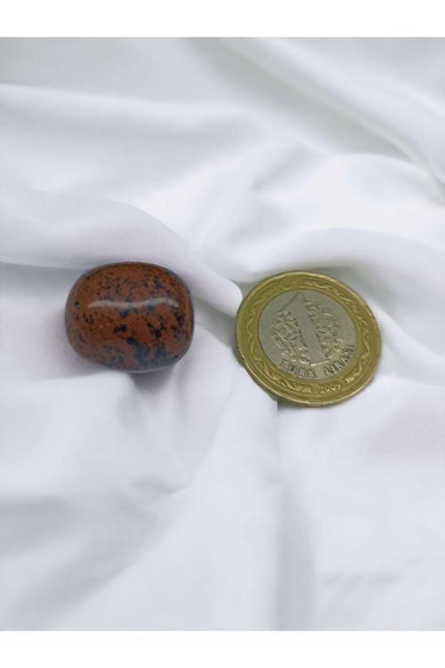 Obsidyen Kahve Doğal Taş Tımbıl(Orjinal)(Sertifikalı)