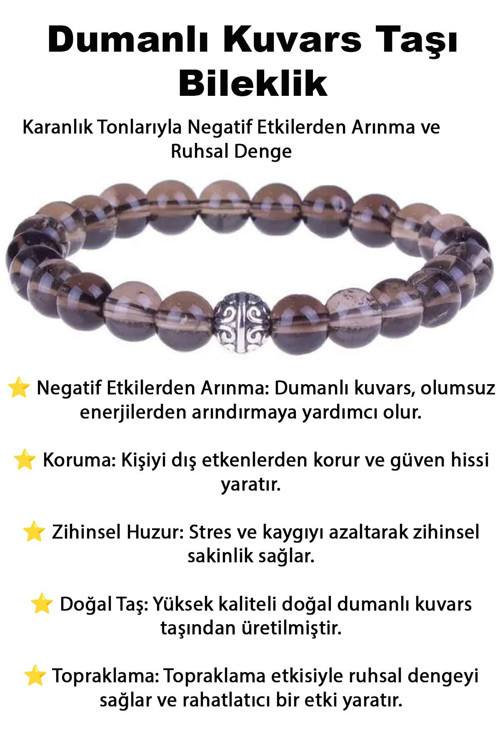 Doğaltaş Bileklik Charm Bileklik Doğaltaş Çay Kuvarsı Bilekliği Ayarlanabilir Ipli