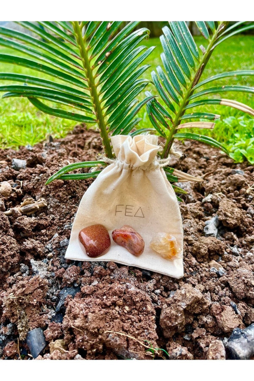 Bereket Seti 3'Lü Doğal Taş Set
