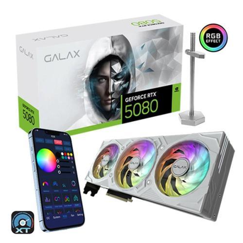 GeForce RTX 5080 EX Gamer 1-Click OC White 16GB GDDR7 256 Bit DLSS 4 Ekran Kartı (58NZN6MDBZWH)