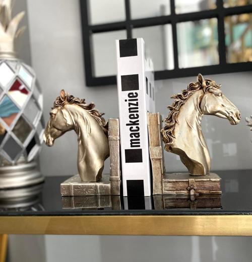 Kitap Tutucu At Tasarımlı 