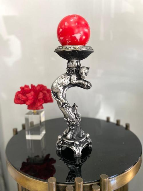 Şamdan mumluk çitalı  şamdan polyester 