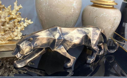 Dekoratif Kübik Leopar