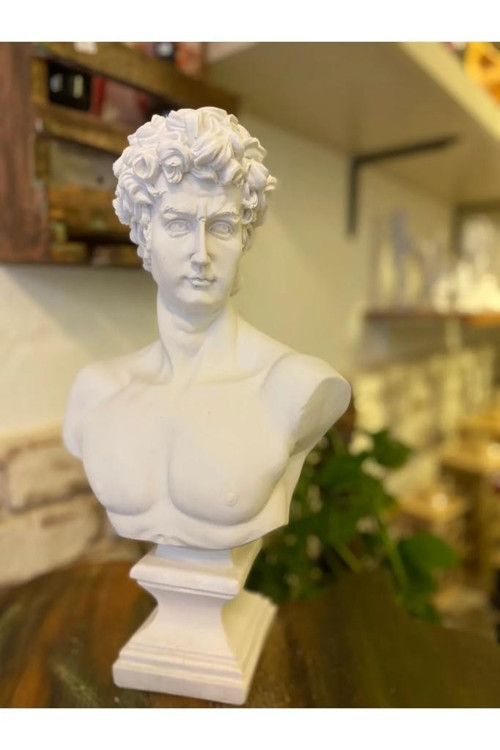 Dekoratif Davut Büst Heykel