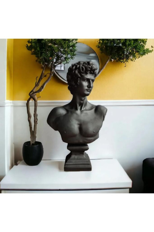 Dekoratif Davut Büst Heykel