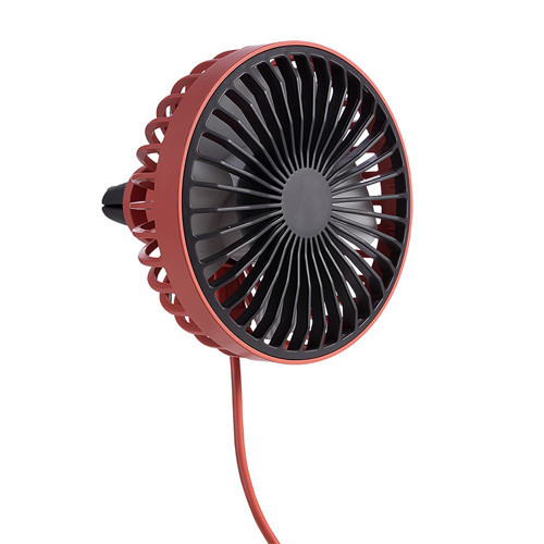 Araç Oto Havalandırma Taşınabilir 3 Kademe Işıklı Fan Vantilatör F829