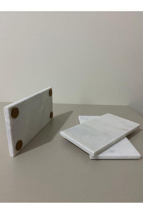 Doğal Mermer Yağdanlık Altlığı Sabunluk Sirkelik Stand 21X12 Cm(Kaydırmaz Taban)