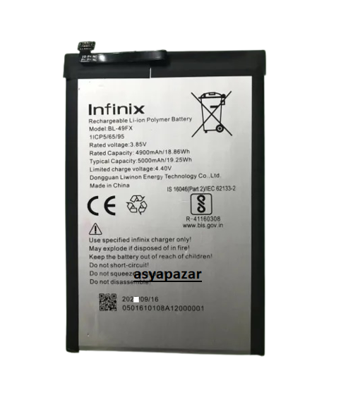 Infinix Hot 9 - Hot 9 Play Pil Batarya Bl-49Fx Hot9 Pil