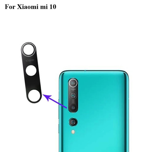 Xiaomi Mi10 Arka Kamera Camı (Çıtasız Sadece Cam)