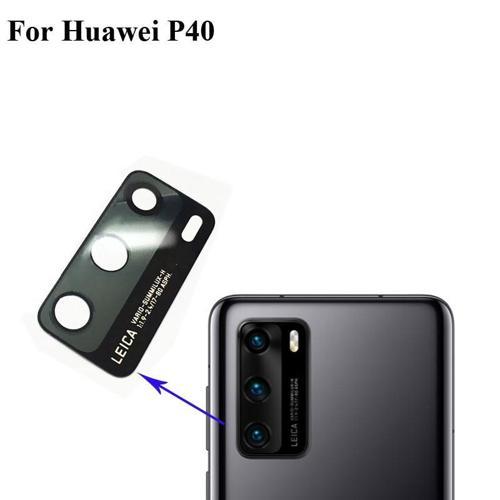Huawei P40 Arka Kamera Camı (Çıtasız Sadece Cam)